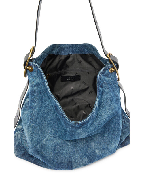 DIESEL(ディーゼル)の「ウィメンズ ホーボーバッグ D-LINE HOBO(ショルダーバッグ・レディース・インディゴブルー・UNI)」の4枚目の写真