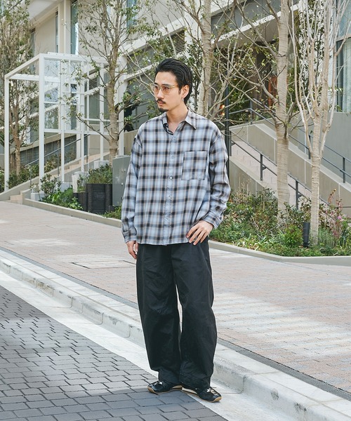 STUDIOUS(ステュディオス)の「【STUDIOUS】CupraAmunzen Shirts(シャツ/ブラウス・メンズ・ベージュ/ブラウン/ネイビー・2/1/3)」の12枚目の写真