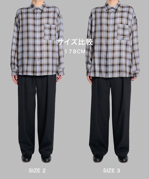 STUDIOUS(ステュディオス)の「【STUDIOUS】CupraAmunzen Shirts(シャツ/ブラウス・メンズ・ベージュ/ブラウン/ネイビー・2/1/3)」の18枚目の写真