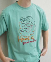 DUCKSTER TC度詰め天竺 OJISANフェイスグラフィック 半袖Tシャツ