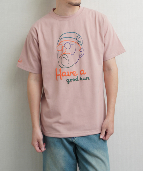 Duckster(ダックスター)の「DUCKSTER TC度詰め天竺 OJISANフェイスグラフィック 半袖Tシャツ(Tシャツ/カットソー・メンズ・ミント/ホワイト/ライトピンク・MEDIUM/LARGE/X-LARGE)」の11枚目の写真