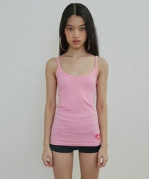 D&G BEACHWEAR ジュース柄 肩紐 リボン タンクトップ ピンク チュール肩リボンワンピース水着☆ピンク 24J | ANDESIR【アンデジール