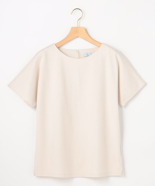 組曲（クミキョク）の「タッチミースムース ドルマンスリーブ カットソー（Tシャツ/カットソー・レディース・ブラック系/ホワイト系/ダークブラウン系・S2）」の14枚目の写真
