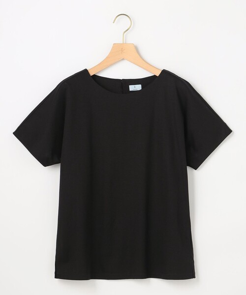 組曲（クミキョク）の「タッチミースムース ドルマンスリーブ カットソー（Tシャツ/カットソー・レディース・ブラック系/ホワイト系/ダークブラウン系・S2）」の16枚目の写真