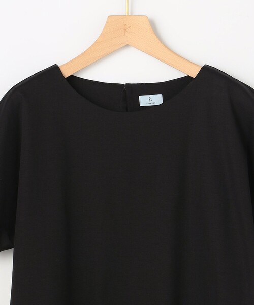 組曲（クミキョク）の「タッチミースムース ドルマンスリーブ カットソー（Tシャツ/カットソー・レディース・ブラック系/ホワイト系/ダークブラウン系・S2）」の17枚目の写真