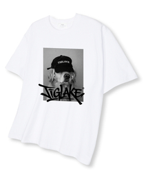TI.GLAKE（ティーグレイク）の「ドンボドルミドク オーバーサイズ 半袖Tシャツ ホワイト（Tシャツ/カットソー）」