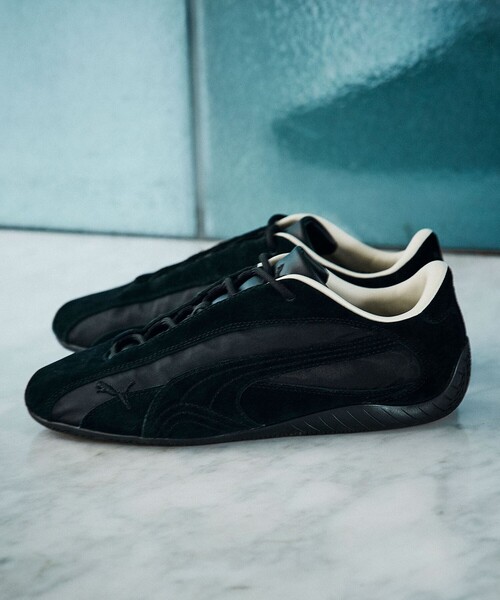 PUMA(プーマ)の「<PUMA × monkey time>スピードキャット プラス(スニーカー・メンズ・ブラック・23cm/23.5cm/24cm/24.5cm/25cm/25.5cm/26cm/26.5cm/27cm/27.5cm/28cm/28.5cm/29cm/30cm)」の3枚目の写真