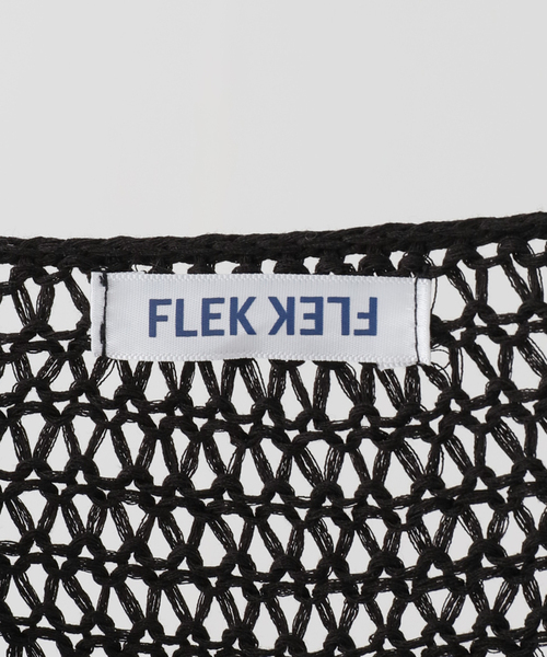 La TOTALITE(ラトータリテ)の「FLEK/フレック メッシュベスト(ニット/セーター・レディース・ベージュ/ブラック/ホワイト・FREE)」の15枚目の写真