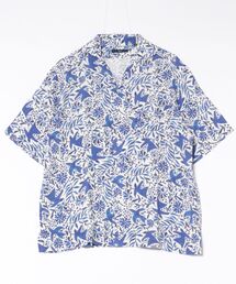 《g-stage》総柄シャツオープンカラー半袖シャツ　ジ－ステ－ジ