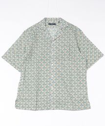 《g-stage》総柄シャツオープンカラー半袖シャツ ジ-ステ-ジ