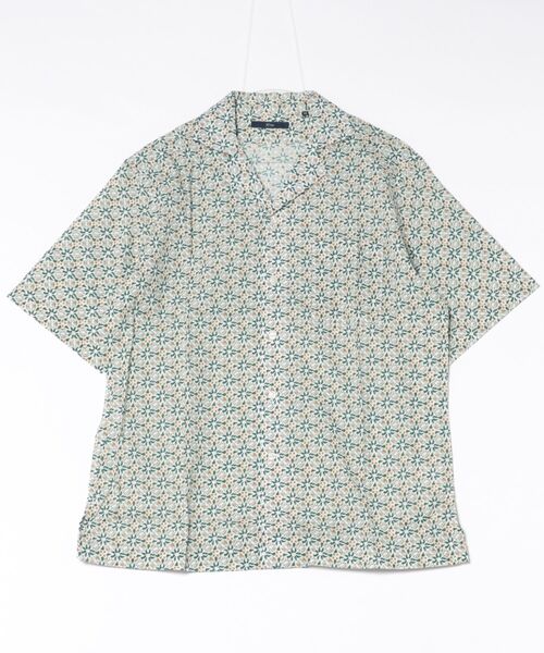 g-stage(ジーステージ)の「《g-stage》総柄シャツオープンカラー半袖シャツ ジ-ステ-ジ(シャツ/ブラウス・メンズ・ネイビー/グリーン/イエロー/ホワイト/ブルー・50/46/48)」の3枚目の写真
