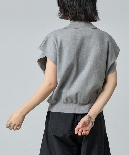 goocy（グーシー）の「ビッグポケットWジップカーディガン（カーディガン/ボレロ・レディース・ネイビー/グレー/レッド・FREE）」の15枚目の写真