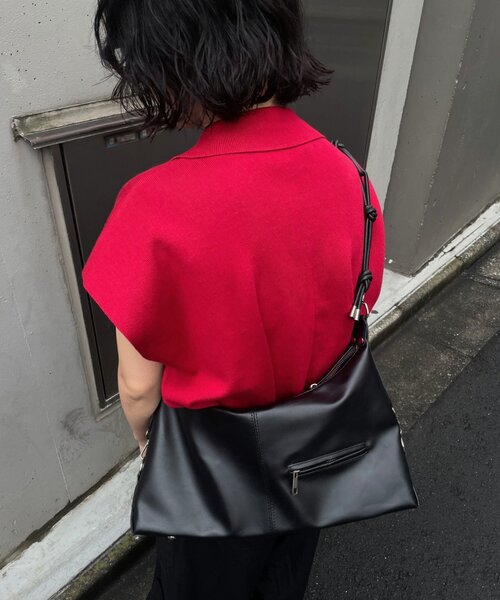 goocy（グーシー）の「ビッグポケットWジップカーディガン（カーディガン/ボレロ・レディース・ネイビー/グレー/レッド・FREE）」の7枚目の写真