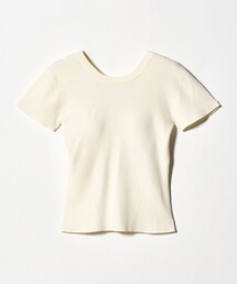 NICENICE MOMENT（ナイスナイスモーメント）の「＜NICENICE MOMENT＞バックオープン ニットTシャツ（その他アンダーウェア/インナー）」