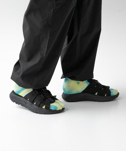 NODAL(ノーダル)の「『別注』NODAL×EKAL Tie Dye Socks(ソックス/靴下・メンズ・イエロー系その他/パープル系その他・ONE)」の5枚目の写真