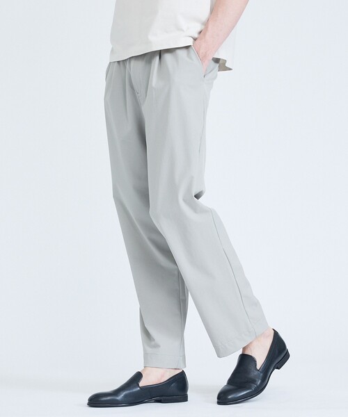 ABAHOUSE GRAY(アバハウスグレイ)の「【ストレッチ/洗える】1タック イージー ワイドテーパードパンツ(その他パンツ・メンズ・ダークネイビー/ブラック/ブラウン/グレイッシュベージュ・48/46/50)」の15枚目の写真