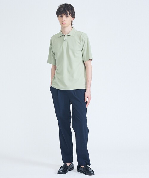 ABAHOUSE GRAY(アバハウスグレイ)の「【ストレッチ/洗える】1タック イージー ワイドテーパードパンツ(その他パンツ・メンズ・ダークネイビー/ブラック/ブラウン/グレイッシュベージュ・48/46/50)」の7枚目の写真