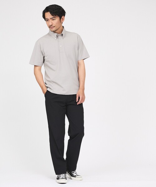 ABAHOUSE GRAY(アバハウスグレイ)の「【ストレッチ/洗える】1タック イージー ワイドテーパードパンツ(その他パンツ・メンズ・ダークネイビー/ブラック/ブラウン/グレイッシュベージュ・48/46/50)」の16枚目の写真