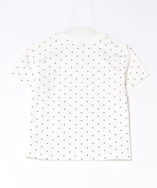 Sibra(シブラ)の「アップルプリントドット柄コンパクトTシャツ(Tシャツ/カットソー・レディース・ネイビー/イエロー/グリーン/ホワイト・M)」の9枚目の写真
