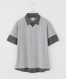 Gimaguas（ギマガス）の「【gimaguas/ギマガス】 MAURI ポロ GREY（Tシャツ/カットソー）」