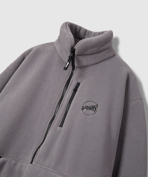 HOLIDAY（ホリデイ）の「CLASSIC FLEECE ANORAK DRESS クラシックフリースアノラックドレス（その他アウター・レディース・グレー/ブラック・ONE SIZE）」の16枚目の写真