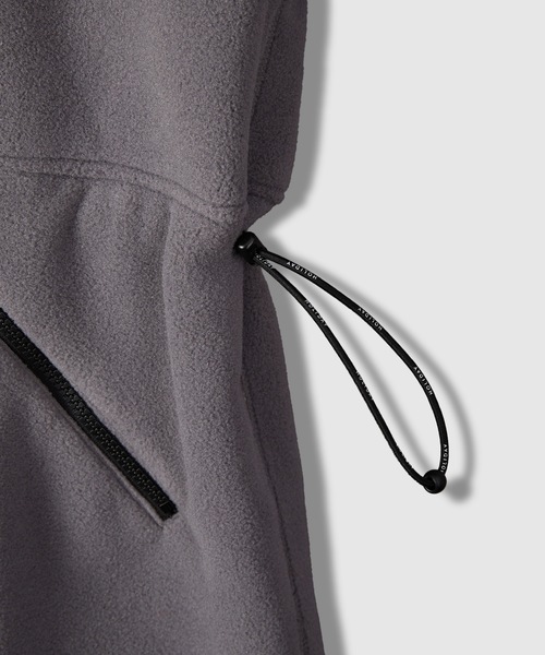 HOLIDAY（ホリデイ）の「CLASSIC FLEECE ANORAK DRESS クラシックフリースアノラックドレス（その他アウター・レディース・グレー/ブラック・ONE SIZE）」の19枚目の写真