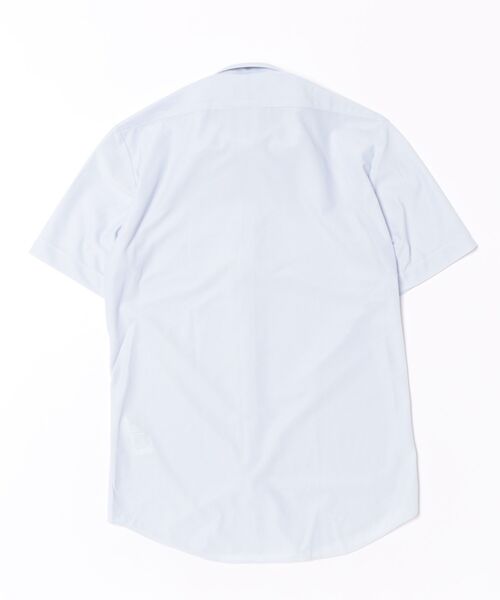 TAKA-Q(タカキュー)の「ワイシャツ メンズ ストレッチ 吸水速乾 ノンアイロン ワイドカラー 半袖 ビジネス ドレス NEWスタンダードフィット(ビジネスシャツ・メンズ・サックスブルー・MEDIUM/S/LARGE/X-LARGE/3L)」の3枚目の写真