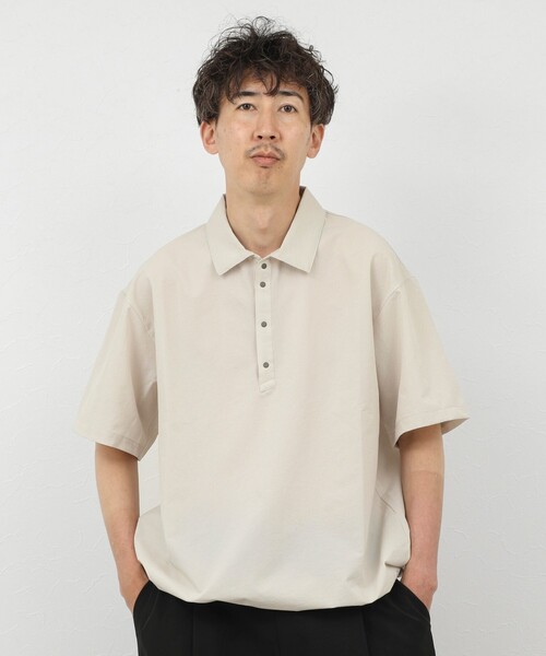 NANGA(ナンガ)の「《セットアップ対応》【NANGA】DotAir コンフィーポロシャツ 通気速乾 26SS(ポロシャツ・メンズ・ネイビー/アイボリー/ブラック・M/L)」の7枚目の写真