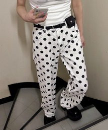 コインドットワイドパンツ