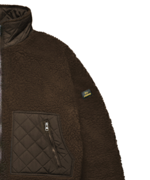 ABEEHUMS(アビハムズ)の「キルティッドダンブルポグリジャケット ABH358-221 ブラウン(その他アウター・レディース・ブラウン・SMALL/MEDIUM)」の3枚目の写真