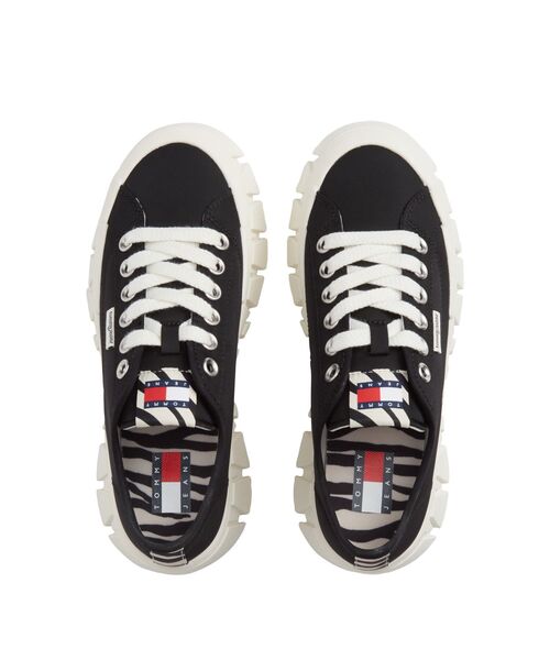 tommy jeans(トミー ジーンズ)の「プラットフォームスニーカー(スニーカー・レディース・ブラック/ホワイト・23cm/24cm/23.5cm)」の13枚目の写真