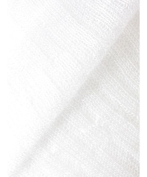EATME(イートミー)の「シアーフリルカーディガン(カーディガン/ボレロ・レディース・ブラック/グレー/オフホワイト・FREE)」の8枚目の写真