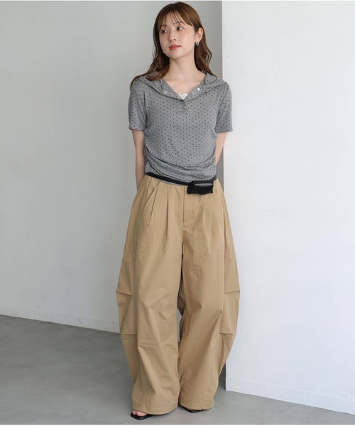 tiptop（ティップトップ）の「アソートヘンリー半袖パーカー（Tシャツ/カットソー・レディース・グレー系その他2/グレー系その他・FREE）」の19枚目の写真