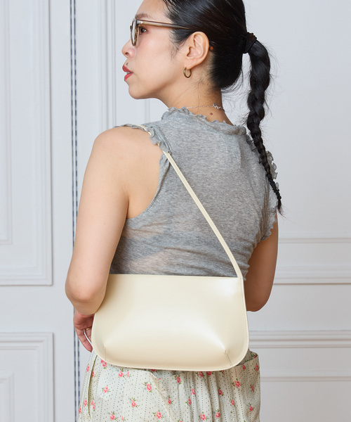 IENA LA BOUCLE（イエナラブークル）の「《追加2》seamless basic. シームレスベーシック Flounce タンクトップ（タンクトップ・レディース・サックスブルー/チャコールグレー・FREE）」の5枚目の写真