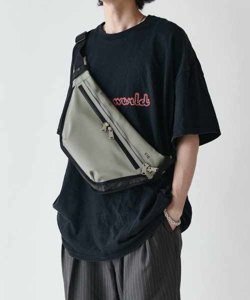 CIE(シー)の「【CIE】VARIOUS SLINGBAG-M(ショルダーバッグ・メンズ・グレー/ブラック・FREE)」の19枚目の写真