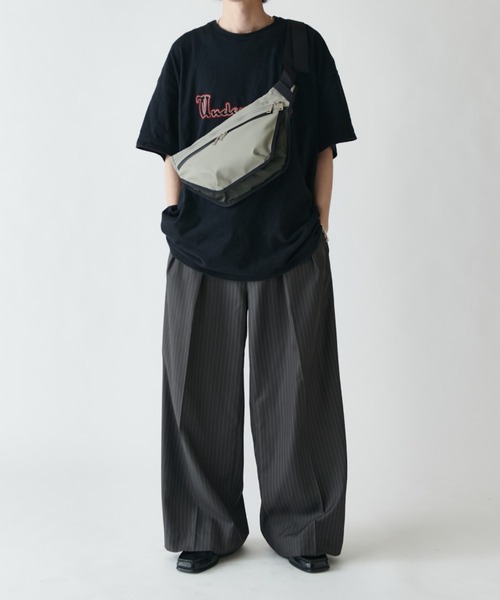 CIE(シー)の「【CIE】VARIOUS SLINGBAG-M(ショルダーバッグ・メンズ・グレー/ブラック・FREE)」の22枚目の写真