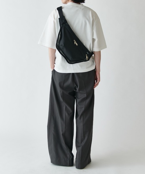 CIE(シー)の「【CIE】VARIOUS SLINGBAG-M(ショルダーバッグ・メンズ・グレー/ブラック・FREE)」の17枚目の写真
