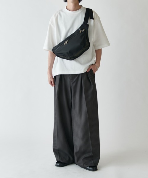 CIE(シー)の「【CIE】VARIOUS SLINGBAG-M(ショルダーバッグ・メンズ・グレー/ブラック・FREE)」の15枚目の写真