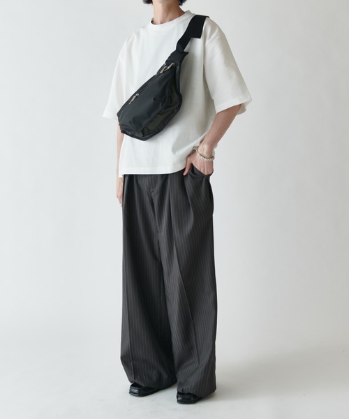 CIE(シー)の「【CIE】VARIOUS SLINGBAG-M(ショルダーバッグ・メンズ・グレー/ブラック・FREE)」の16枚目の写真