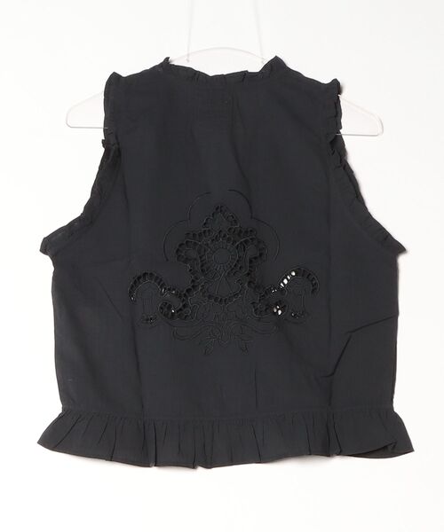 HLAADA(フラーダ)の「HLAADA for ROSEBUD/SCHIFFLI EMBROIDERY VEST(ベスト・レディース・オフホワイト/ブラック・ONE SIZE)」の17枚目の写真
