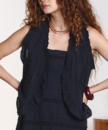 HLAADA | HLAADA for ROSEBUD/SCHIFFLI EMBROIDERY VEST(ãã¹ã)