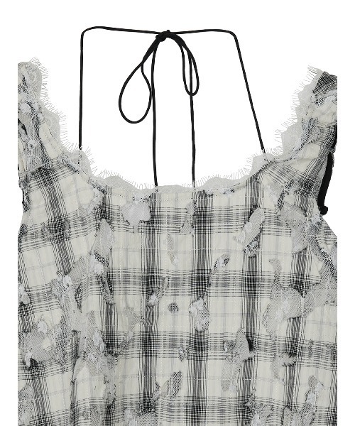 Ameri(アメリ)の「MEDI 2WAY MIA PUCHI N/SL BLOUSE(シャツ/ブラウス・レディース・マルチ/ネイビー/アイボリー・MEDIUM/SMALL)」の11枚目の写真