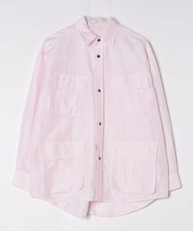 ATON | SILK LINEN POPLIN JUNGLE FATIG BLAGLM0303(シャツ/ブラウス)