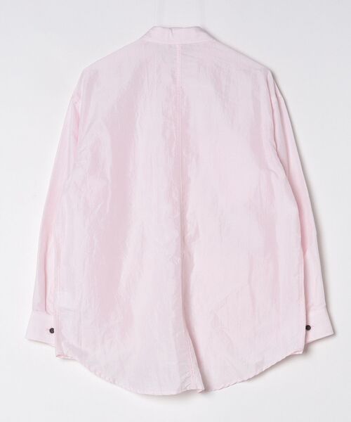 ATON（エイトン）の「SILK LINEN POPLIN JUNGLE FATIG BLAGLM0303（シャツ/ブラウス・メンズ・ピンク・1）」の2枚目の写真