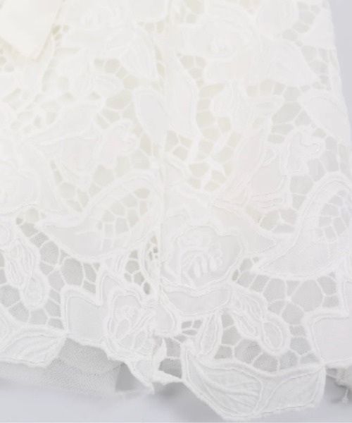 LA POMME petit(ラポミ・プチ)の「French Blanc Lace Strapless Dress(ワンピース・レディース・ホワイト・FREE)」の3枚目の写真