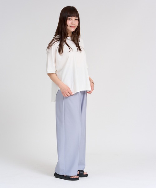 meeny miny(ミーニーマイニー)の「【接触冷感/吸汗/速乾/洗濯機洗い可】【伸洗シリーズ】スーパーもちのびeasyパンツ(その他パンツ・レディース・チャコールグレー/ブラック/ブルーグレー/グレー・LARGE/MEDIUM/SMALL)」の19枚目の写真