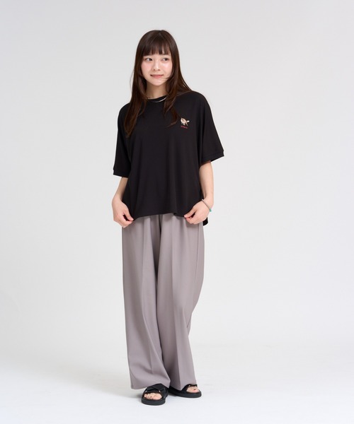meeny miny(ミーニーマイニー)の「【接触冷感/吸汗/速乾/洗濯機洗い可】【伸洗シリーズ】スーパーもちのびeasyパンツ(その他パンツ・レディース・チャコールグレー/ブラック/ブルーグレー/グレー・LARGE/MEDIUM/SMALL)」の10枚目の写真