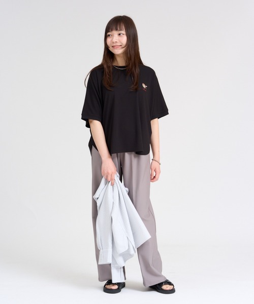 meeny miny(ミーニーマイニー)の「【接触冷感/吸汗/速乾/洗濯機洗い可】【伸洗シリーズ】スーパーもちのびeasyパンツ(その他パンツ・レディース・チャコールグレー/ブラック/ブルーグレー/グレー・LARGE/MEDIUM/SMALL)」の11枚目の写真