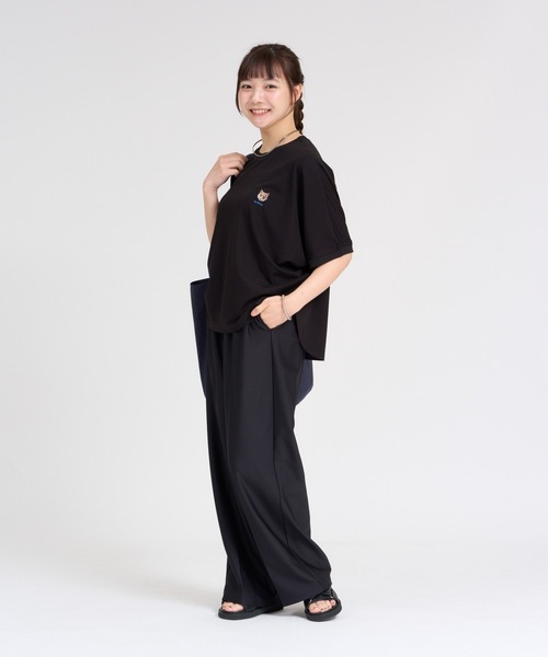 meeny miny(ミーニーマイニー)の「【接触冷感/吸汗/速乾/洗濯機洗い可】【伸洗シリーズ】スーパーもちのびeasyパンツ(その他パンツ・レディース・チャコールグレー/ブラック/ブルーグレー/グレー・LARGE/MEDIUM/SMALL)」の6枚目の写真