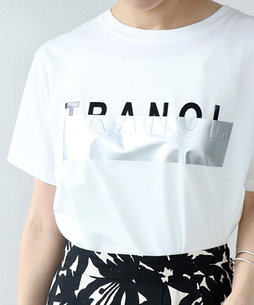 Jines(ジネス)の「【TRANOI】プリントTシャツ(Tシャツ/カットソー・レディース・ホワイト・38)」の14枚目の写真
